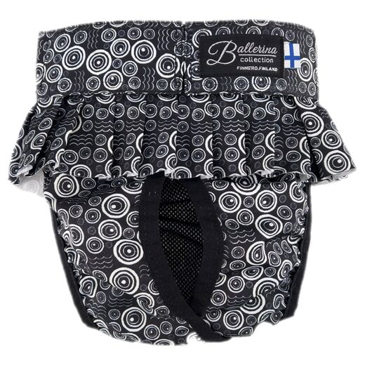FINNERO BALLERINA OCEAN Heat Pants for dogs - Black