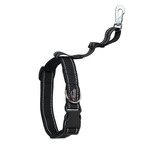 FINNERO RESCUE Waist Lock for dog harness - Black